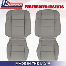 2007 to 2012 For Acura RDX 2x Top & 2x Bottom Synthetic Perf Leather Covers Gray picture