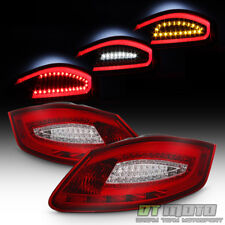 2005-2008 Porsche Boxster 987 06-08 Cayman Red [LED Tube] Tail Lights Lamps Pair picture