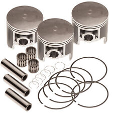 Triple Piston Kit for Yamaha 1100 Wave Raider Venture Exciter 220 .50MM Over picture