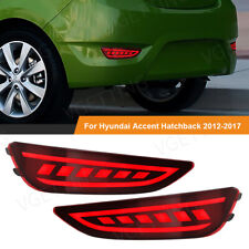 For Hyundai Accent 2012-2017 LED Rear Bumper Lamp Reflector Stop Brake Light picture