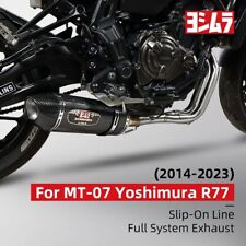 Yoshimura Exhaust System For Yamaha MT07 2014-2023 Yoshimura R77 Imitation CF picture