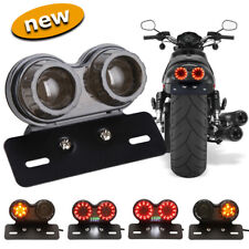Motorcycle LED Brake Tail LightS Turn Signal License Plate Cafe Racer Dirt Bike picture