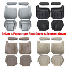Fit For 1999-2002 GMC Sierra 1500 2500 Both Side Leather Replacement Seat Cover picture