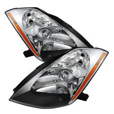 Fits Nissan 350Z 03-05 HID Xenon Headlights Chrome Pair Set New picture