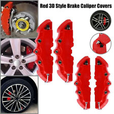 4x Red 3D Style Front+Rear Car Disc Brake Caliper Cover Brake Accessories Parts picture