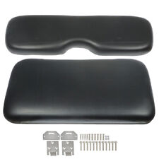 Black Front Seat Cushion with Hardware For EZGO Medalist TXT 1994-2013 Golf Cart picture