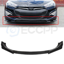 Fits 2013-2016 Hyundai Genesis Coupe 3pcs Gloss Black Front Bumper Lip picture