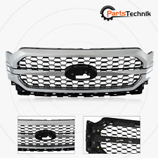 For 2021-2023 Ford F150 Front Upper Bumper Grill Grille Honeycomb W/ Silver Trim picture