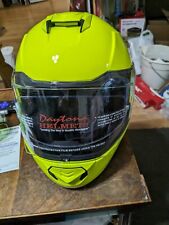Daytona GLIDE FLUORESCENT YELLOW DOT Approved Modular Motorcycle Helmet MG1-FY picture