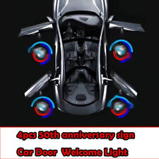 4x Car Door  Welcome Light 50th anniversary Fits For  E60 E63 E90 E92 X1 picture