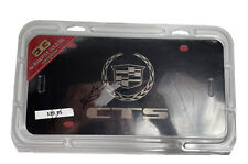GM PL.CTS.EB Au-Tomotive Gold Stainless Steel License Plate for CTS Black picture