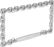 1 pc Chrome Plated Zinc Metal chain License Plate Frame picture