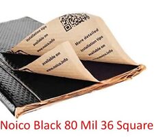 Noico Black 80 Mil 36 Square Feet Car Sound Deadening Butyl Automotive Deadener picture