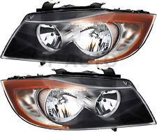For 2006-2008 BMW 3 Series Headlight Halogen Set Driver and Passenger Side picture