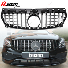 For CLA W117 CLA200 CLA250 CLA45 2017 2018 Silver Front Bumpe Grill Grille GT R picture