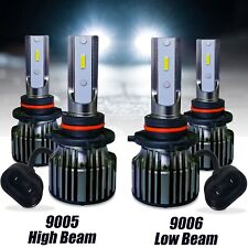 9005+9006 LED Combo COB LED Headlight Kit 360000LM Light Bulbs Hi/Low Beam 6000K picture