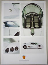 Prospektblatt/Brochure Koenigsegg Cc picture