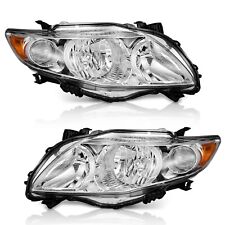 WEELMOTO For 2009-2010 Toyota Corolla Headlights Headlamp Replacement Left+Right picture