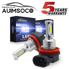 H11 LED Headlight Super Bright Bulbs Kit 8000K White 330000LM High/Low Beam picture