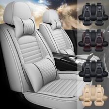 For Kia Optima 07-15 PU Leather Car 5 Seat Cover Front Rear Full Set Cushion Pad picture