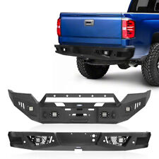 Fit Chevy Silverado 1500 16 17 18 Front Rear Bumper w/ Sensor Mounting Holes picture