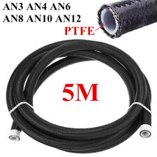5M AN3 AN4 AN6 AN8 AN10 AN12 Nylon Stainless Steel PTFE Fuel Hose Oil Line E85 picture