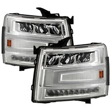 Fits Chevy Silverado 1500 07-13 2500HD 3500HD 07-14 Full LED Headlights 9052194 picture