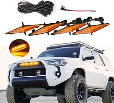 4x Raptor Style Amber LED Grille Lights For 2014-2023 Toyota 4Runner TRD Pro picture