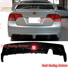 For 2006-2011 Honda Civic 4dr Mu-gen RR Style Rear Bumper Lip (ABS) picture
