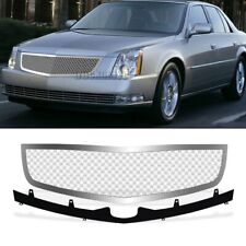 Dual Mesh Grille For 2006- 2011 Cadillac DTS  Front Steel Chrome Upper Grill  10 picture