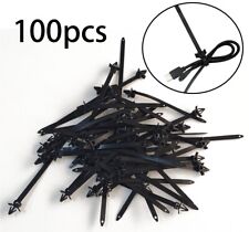 100pcs Car Line Cable Tie Clamp Zip Tie Wrap Push Clip Wiring Loom Harness Wire  picture