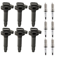 Set of 6pcs Ignition Coils & Spark Plugs for Ford Flex Taurus 3.5L UF553 DG520 picture
