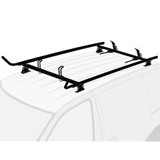 Chevy City Express 2015-present Black 2x Ladder Holder Aluminum Roof Rack picture