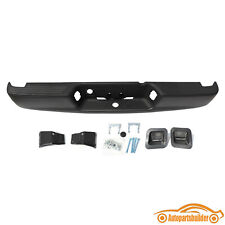 Powder-Coated Black Rear Step Bumper Assembly For 04-08 Dodge Ram 1500 2500 3500 picture