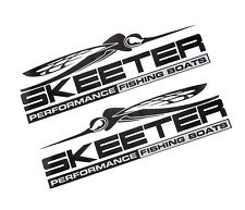 2pcs Skeeter Performance Fishing Boats Vinyl Decal Stickers Boat Outboard Motor picture