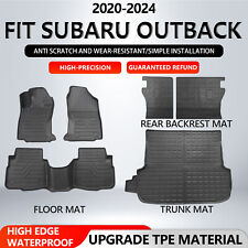 For 2020-2024 Subaru Outback Floor Mats Cargo Liners Trunks Mats Backrest Mats picture