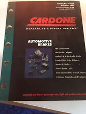 Vintage 1997 Cardone Automotive Brakes Catalog / Manual GUIDE BOOK picture