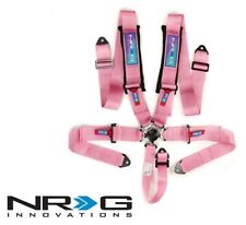 NRG SFI APPROVED Seat Belt Harness 5 Point Cam Lock Pink SBH-B6PCPK PINK picture