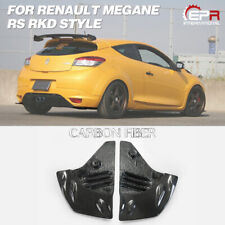 For 14~17 Renault Megane RS RKD Style Carbon Fiber Rear Bumper Spat Apron Addon picture