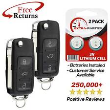 2 Remote Key Fob for 1998 1999 2000 2001 VW Beetle Golf Jetta Passat picture