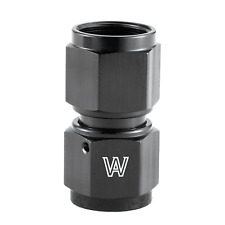 Aluminum -8AN Female To 8AN Female Coupler Union Hose Fitting Adapter Black 1PCS picture