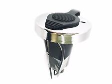 Pactrade Black Rubber Cap 2-Prong Stern Light Pole Base SS304 Top Socket Plug-In picture