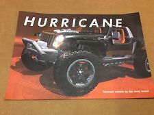 Jeep Hurricane Concept Vehicle Brochure picture