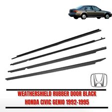 Door Belt Weatherstrip Window Seal Molding Set For Honda Civic Sedan 1992-1995 picture