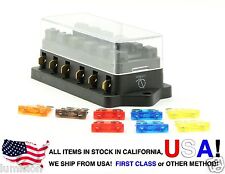 Lumision 6 Port way Automotive ATO ATC APR Fuse Block Terminal with 8 Fuses Set picture