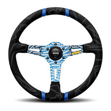 MOMO Motorsport Ultra Street Steering Wheel Alcantara Blue, 350mm - ULT35BK0BU picture