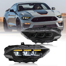 LED Headlights For Ford Mustang 2018-2023 Sequential Turn Signal Start Animation picture