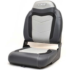 Lowe Boat Folding Fishing Seat 2335822 | 17 1/2 x 25 Inch Black Gray picture