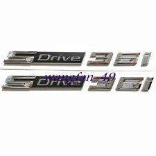 2X Chrome sDrive 35i ABS Fender Sticker Badge Side Emblem For BMW Z4 SDrive picture