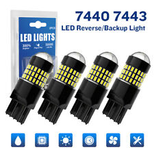 4X LED Backup Reverse Light Bulbs Back Up Super Bright White 7440 7443 7444 W21W picture
